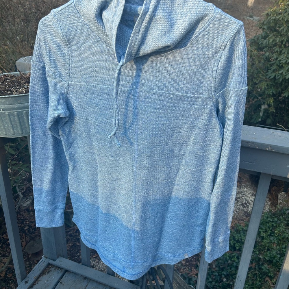 Talbots Blue  Hooded Pullover